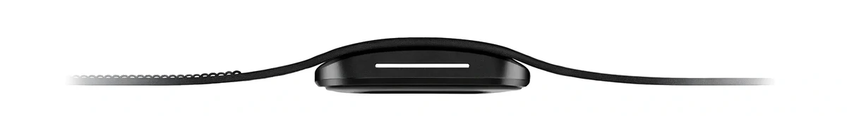 Side profile of the Hume Band 2.0 with its slim sensor module and thin strap